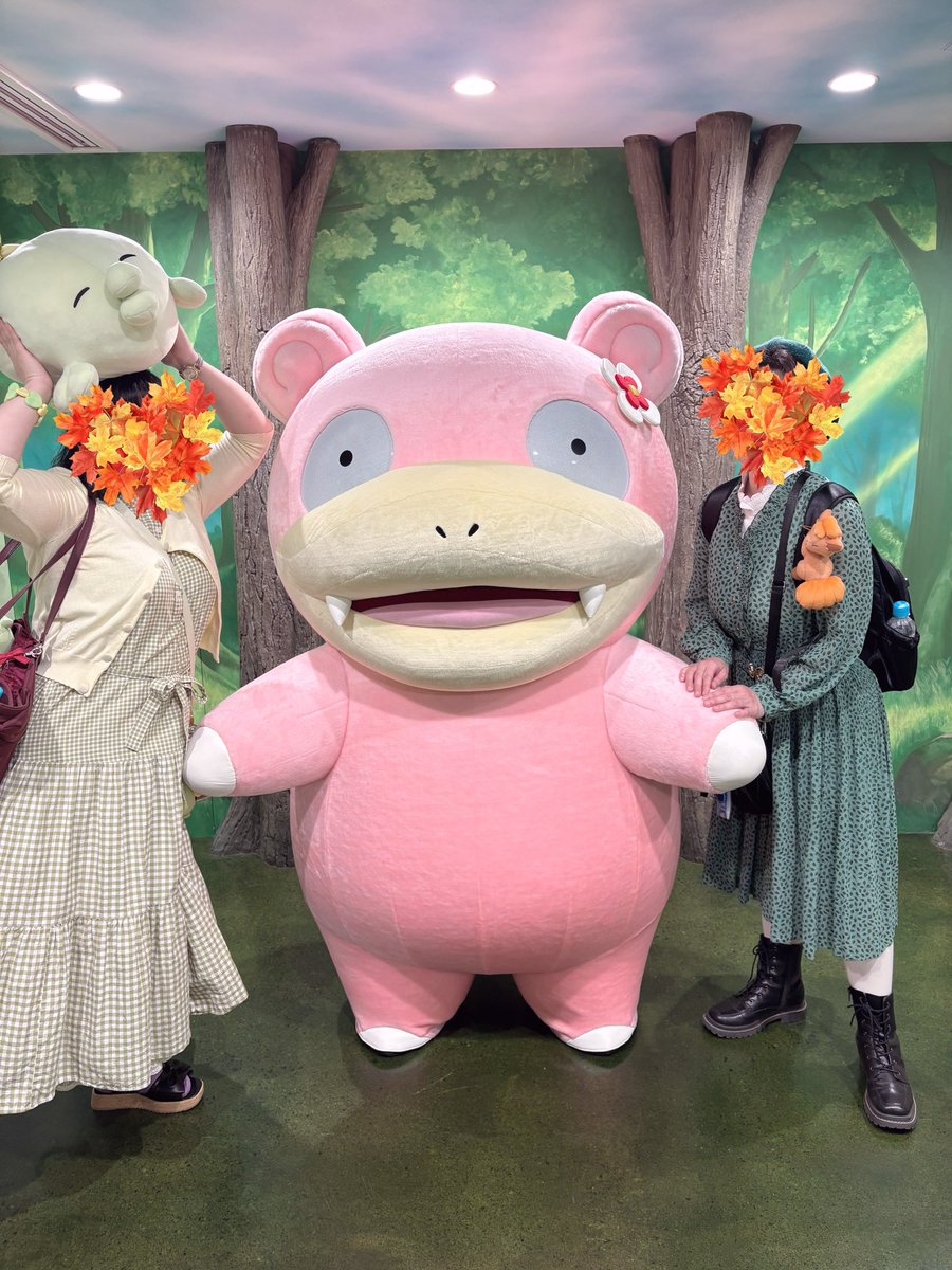 無事ふれあいの整理券も取れ、ヤドンちゃんだった〜！嬉しくて大泣き