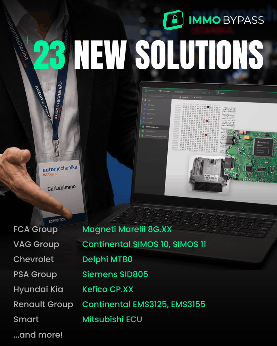 CarLabImmo's tweet photo. 🚀 We’ve just added 23 new solutions to Immo Bypass 🔥

👉 Check the full list of new solutions here: https://t.co/put68s1vD4
🛒 Get Immo Bypass today and access all current &amp; future solutions: https://t.co/iF9lgXPCLA https://t.co/6EqnYxbvMX