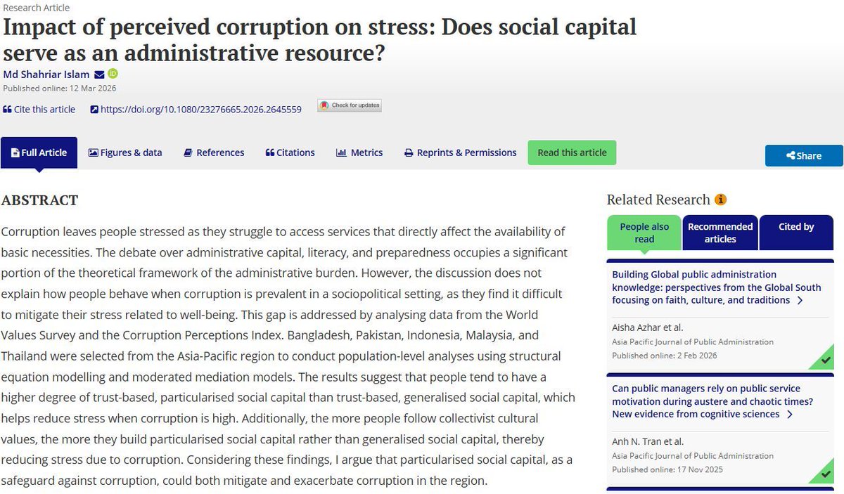 Asia Pacific Journal of PA tweet media