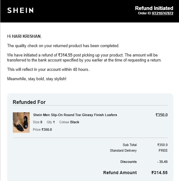 ihari_krishan's tweet photo. Hey @SHEIN_Official, it’s been over a month since I returned my order due to size issues, and I’m STILL waiting for my refund.

You were quick to take my money, so why are you so slow to return it? Stop holding my cash hostage! Fix this NOW. 💸🔥

#SHEIN #ConsumerNightmare https://t.co/eTcVrBcPI2