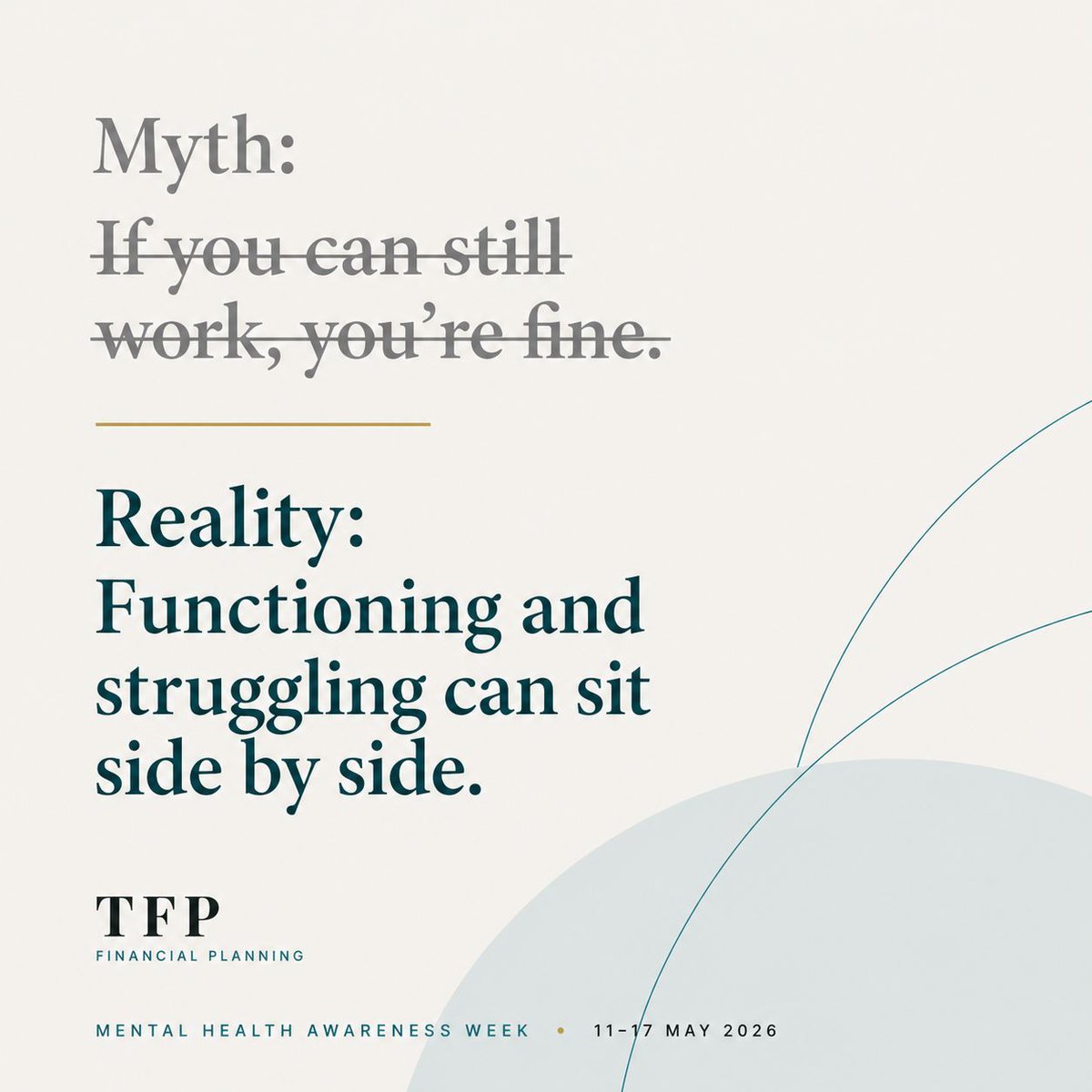 TFPplanning's tweet photo. Some things we have been talking about as a team the  week... and a few we all feel would be worth sharing.

Three myths that, even now, keep people from saying the thing out loud. Nothing groundbreaking. But noticing them is part of what this week is for. https://t.co/Vuy4c9klhV