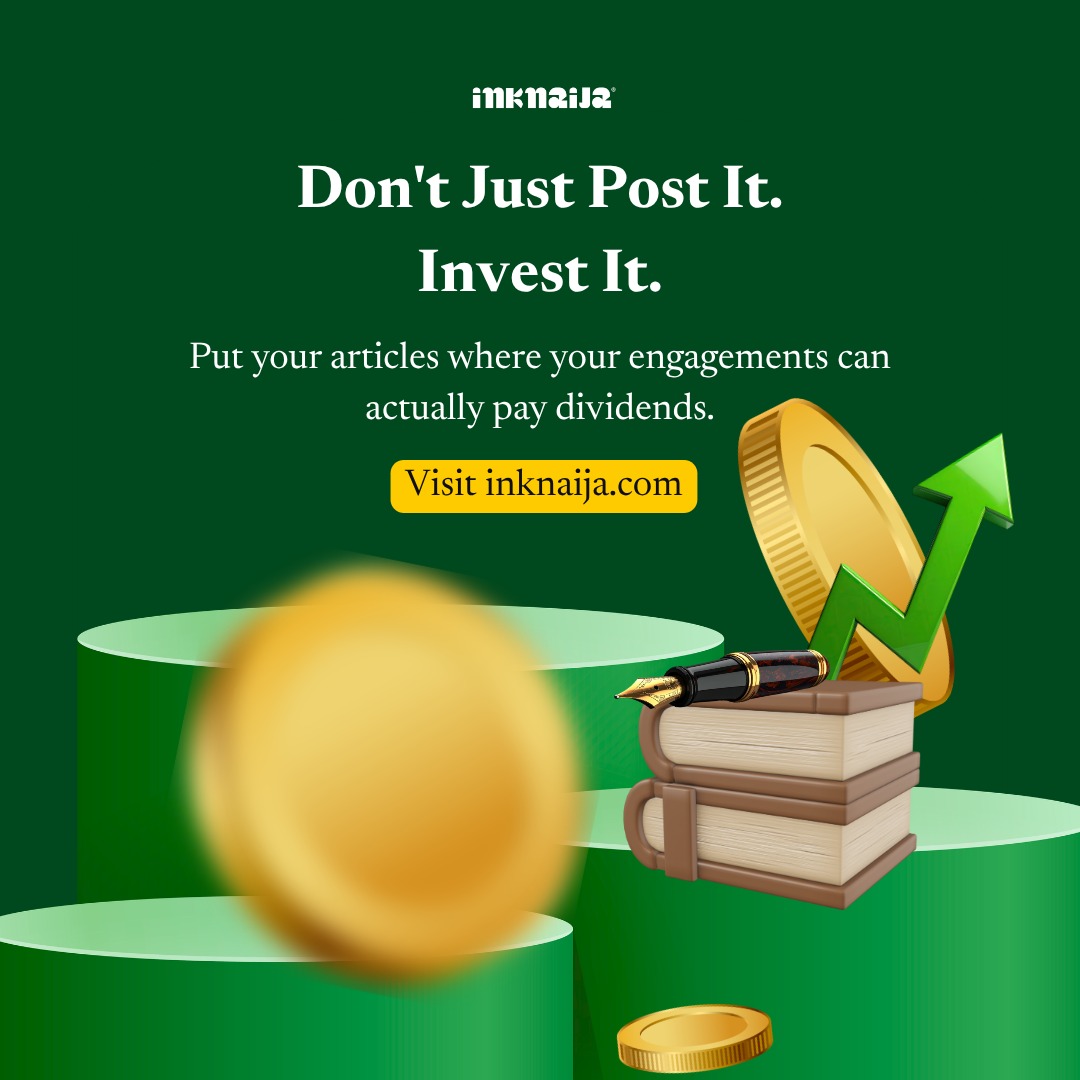 inknaija's tweet photo. This offer closes after the first 1,000 writers.
One payment. One year of access.
Just 365 days to publish, earn, and build a body of work that actually belongs to you.
If you've been waiting for a sign - this is the slot.