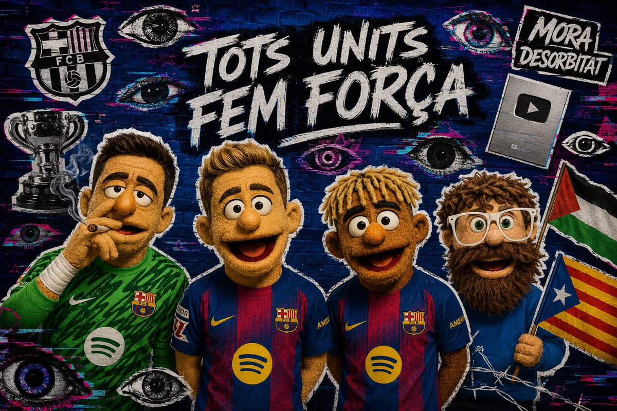 MoraDesorbitat's tweet photo. @FerElTomatxAzul Com cou eh! Quin mal perdre que teniu! Visca el Barça i Visca Catalunya Lliure! https://t.co/XyJmlbvnjN