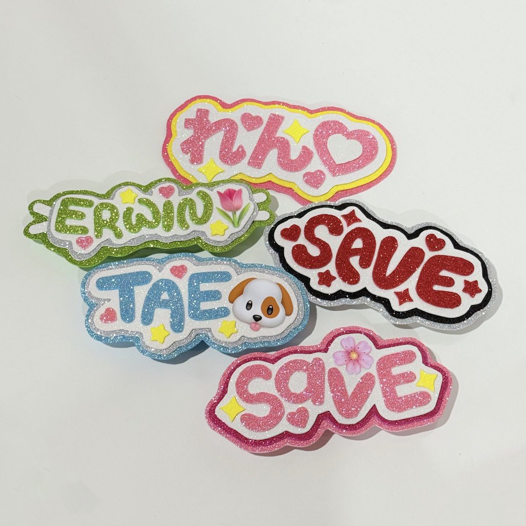 andmorego's tweet photo. รับทำป้ายเชียร์ขนาดเล็ก 
ราคาเริ่มต้น150บาท
•คลิปหนีบโทรศัพท์
•สายยางยืดรัดโทรศัพท์/รัดกล้อง
•สายริบบิ้นผูกข้อมือ
•กิ๊บต๊อก

ค่าส่ง 50฿ / งานเร่งสอบถามเพิ่มเติมได้ทางdmค่ะ

#รับทำป้ายเชียร์ #ป้ายเชียร์ #รับทำพัดเชียร์ #พัดเชียร์เกาหลี #ป้ายเชียร์ศิลปิน https://t.co/woyPlL2T1w