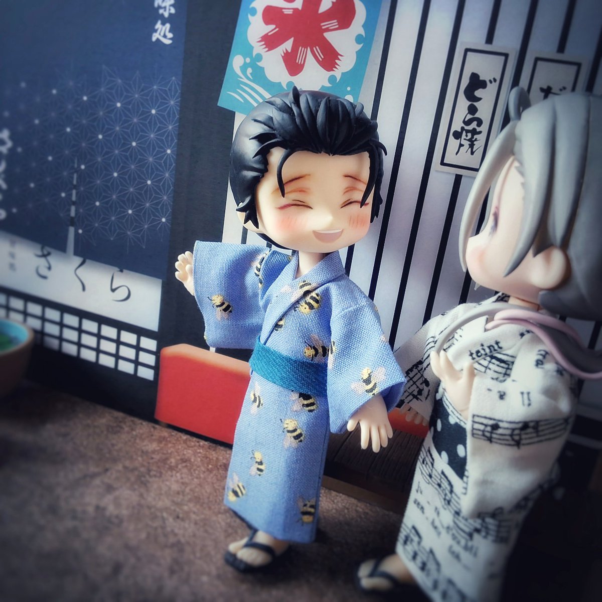 eheh69str's tweet photo. 🌸ね、氷水食っていきやしょ？
🎹まだ早くないか？
🌸浴衣を着たらもう夏ですぜ！

浴衣デートを楽しんだ5月の二人でした
🌸さんにはかき氷より「氷水」と言っていただきたく… https://t.co/VCTjLEXSyC