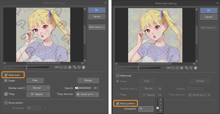 clipstudiopaint's tweet photo. Add a watermark to your artwork before posting 𓂃🖊
Learn how to turn your signature or logo into a watermark with Clip Studio Paint.
If you have EX, you can add watermarks to multiple pages at once - super convenient!
Here’s how to use it ↓
https://t.co/foJtMSxcvC

#clipstudio https://t.co/oytAsv7WUn