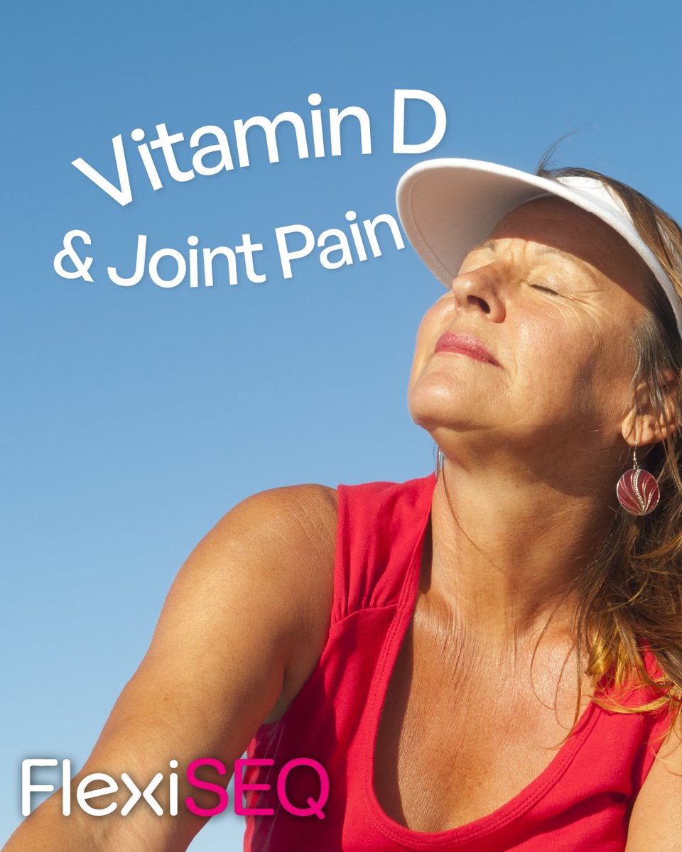 FLEXISEQ's tweet photo. As we approach the warmer months do you know the important role Vitamin D can play in joint health?

Discover what it is and how you can ensure you’re getting enough in the comments below.

https://t.co/7ZyC9VFS87 https://t.co/VDpmrAS1Oz