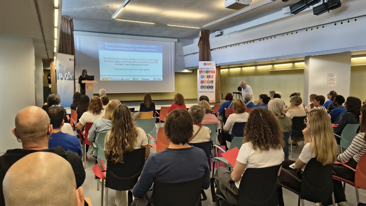 OlGamezVera's tweet photo. Jornada  organitzada per @BSABadalona amb motiu del DI de les Infermeres,de la fibromiàlgia, la fatiga crònica i altres malalties relacionades.

Gràcies a totes les infermeres per la vostra tasca i per continuar donant visibilitat a una realitat massa sovint invisibilitzada💜 https://t.co/rXYvtmuSLa