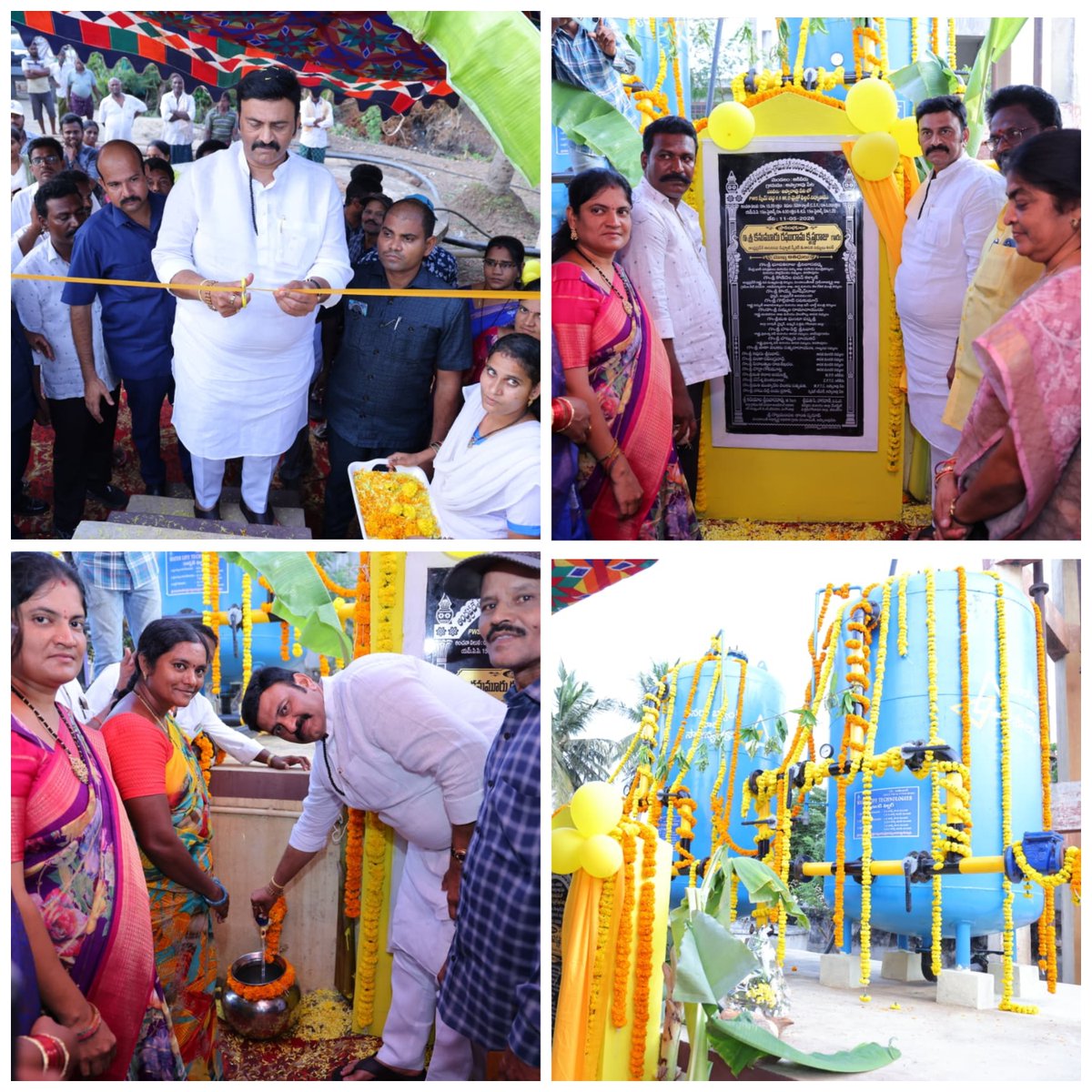 KRaghuRaju's tweet photo. ఆకివీడు మండలం, అప్పారావు పేట గ్రామంలో రూ. 10,20,000/- నిధులతో ఏర్పాటు చేసిన 0.50 MLD మైక్రో ఫిల్టర్ ప్లాంటును, దాతల సహకారంతో నిర్మించిన మండల పరిషత్ ప్రాథమిక పాఠశాల నూతన భవనాన్ని ప్రారంభించడం జరిగింది.
#IdhiManchiPrabhutvam #RRRForUndi https://t.co/RCf23G2dnv