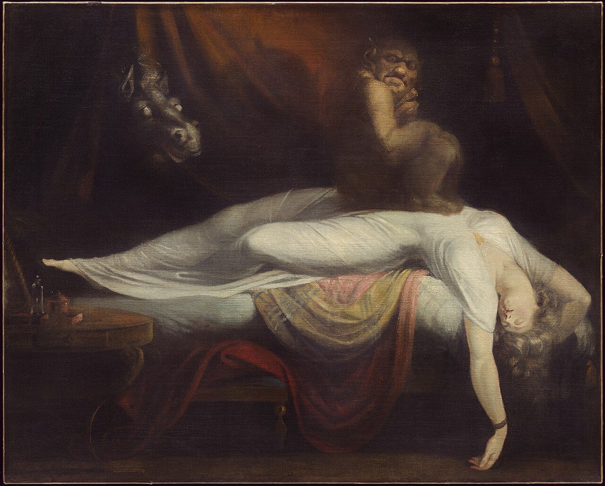 The Nightmare — Henry Fuseli https://t.co/pt6gXtPrGe