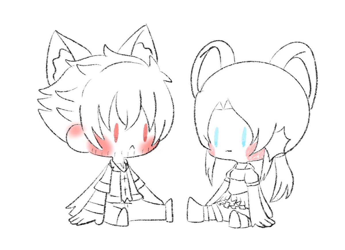 Cat Qrow and Hamster Arille