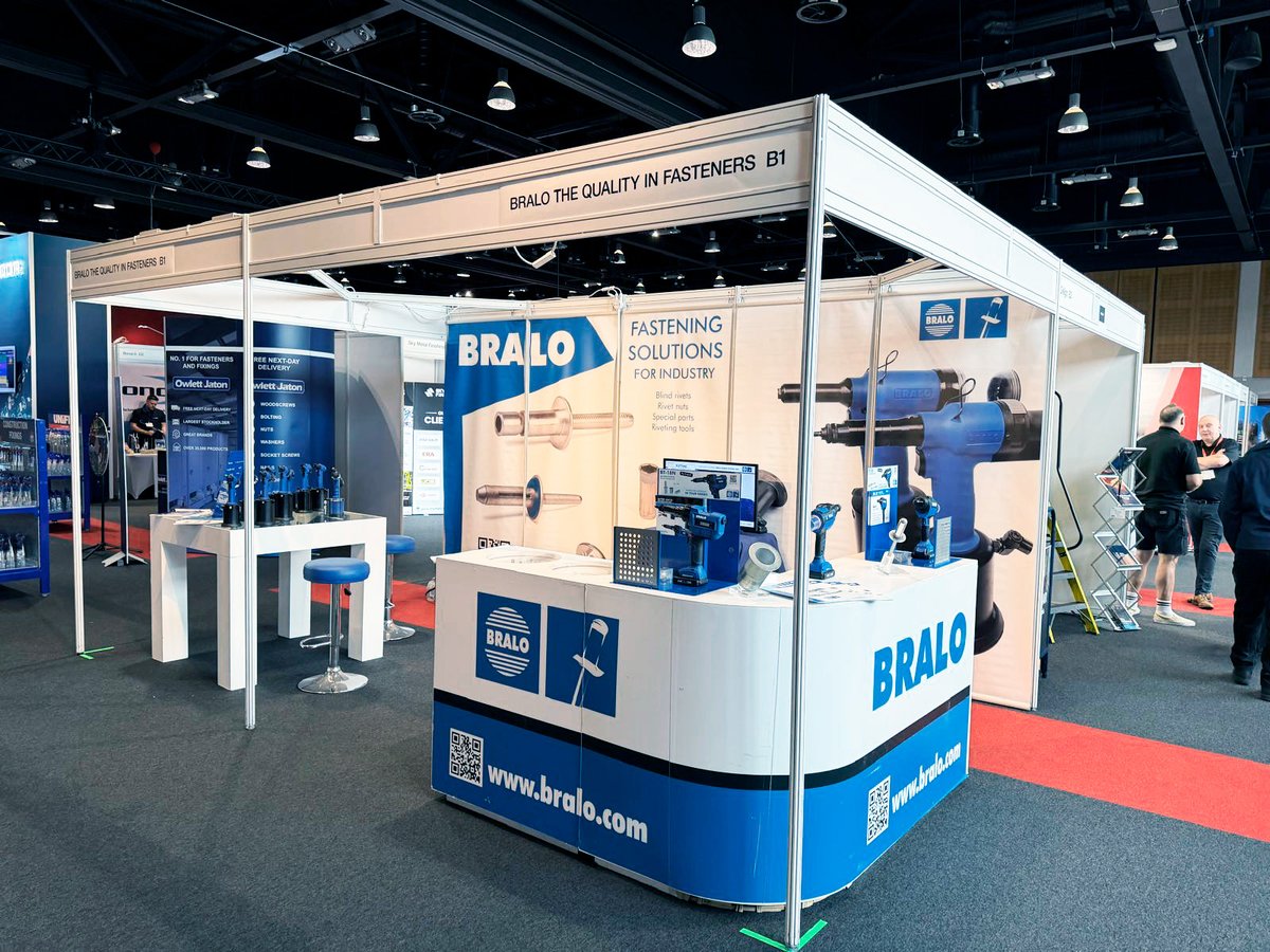 BRALO_es's tweet photo. 🚀 TORQUE-EXPO 2026 starts today!
Visit @BRALO_es at Booth B1 and discover our new PT Series pneumatic rivet tools, designed for higher performance and reliability in industrial assembly.
📍 Booth B1 | Telford International Centre
📆 May 12
@TorqueExpo  #PneumaticTools #Rivets https://t.co/pGfEOqqNNu