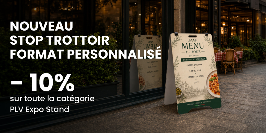 easyflyer's tweet photo. -10% sur votre PLV Expo Stand et nouveau Stop trottoir format personnalisé à découvrir
https://t.co/7SW7YkBUUw https://t.co/Qg4pw3bOdz