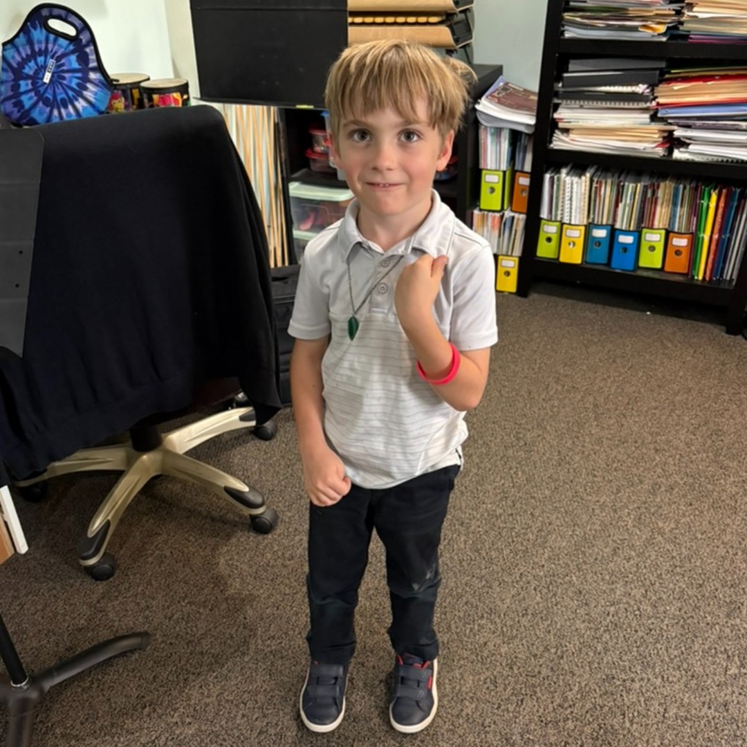 OrpheusAcademy's tweet photo. A shoutout to Pierce for earning his first Musical Journey milestone bracelet! We can't wait to see your continued piano progress. 🎹⭐ https://t.co/vPrDTMs8b3