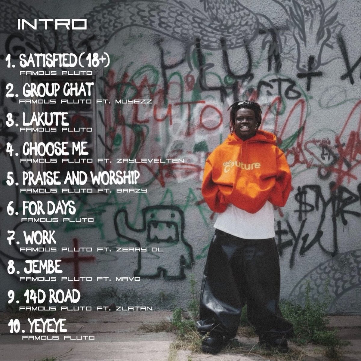 afrocollective1's tweet photo. FAMOUS PLUTO 1ST STUDIO ALBUM “STREET THERAPIST” OUT MAY 15TH🥶🙆🏿‍♂️

FEATURING
MUYEEZ
ZAYLEVELTEN
BRAZY 
ZERRY DL
MAVO
ZLATAN IBILE https://t.co/PcNilPmc31