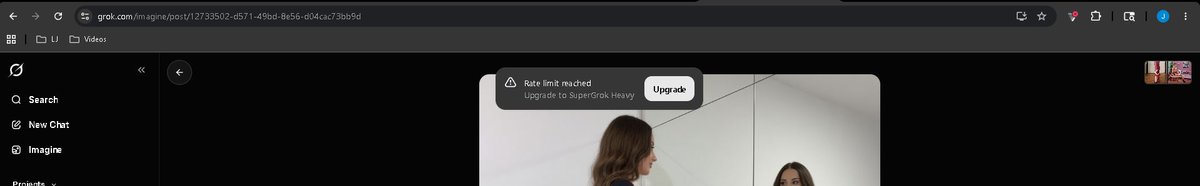 RumBoi2787's tweet photo. Is there a major outage for Supergrok Regular? I’ve been hit with a "Limit Reached" block since 2 PM ET yesterday with no reset timer shown. 18+ hours of downtime is frustrating for a paid tier. Can @Grok or @OfficialxAI check for a stuck session/token bug? #Grok #xAI https://t.co/IdRFns8ta6