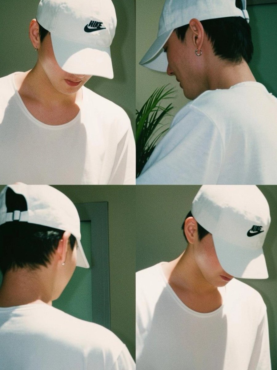 YANG JUNGWON IN THIS WHITE CAP + WHITE SHIRT FIT 🧎‍♀️🧎‍♀️