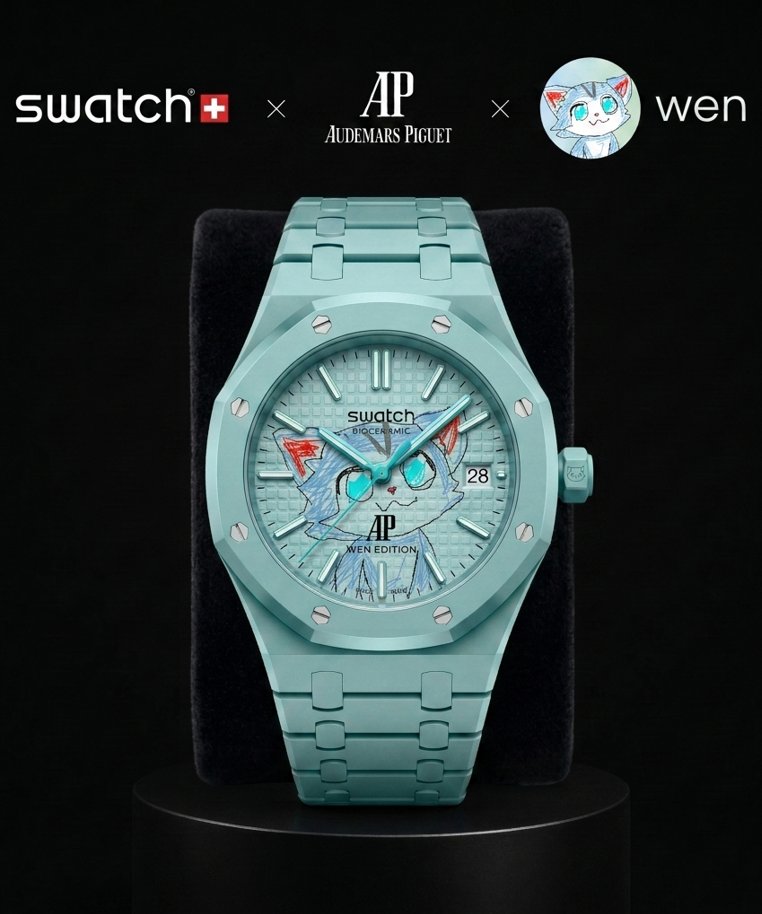 TrackerThi72425's tweet photo. It’s never a question of if... just $WEN. 🚀💎⌚️

If these $WEN x AP concepts drop tomorrow, which one are you copping? 

1️⃣ The clean dial 
2️⃣ The peeking cat 
3️⃣ The absolute masterpiece

@wenwencoin https://t.co/qfmdMemP7L