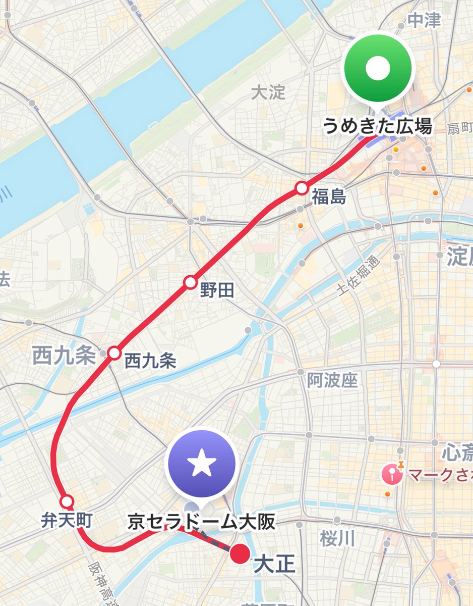 niyanco617's tweet photo. 嵐の大阪公演のロビデコが会場から離れたうめきたという場所に設置。
東京の人にはピンとこないかもしれないですが、イメージ的にこれくらいの距離なんです。
わざわざ日比谷公園大音楽堂に設置してるようなもん。 https://t.co/JlOGPdlEtL
