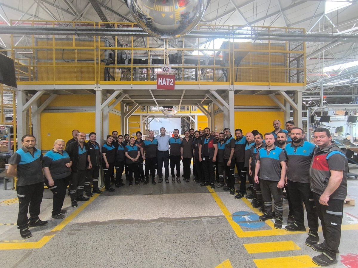 gny39's tweet photo. Kapaklı Şubemize bağlı Beko Elektronik İşletmemizde 08:00-16:00 vardiyasında çalışan arkadaşlarımızı ziyaret ettik.Sendikal ve güncel konularda istişarelerde bulunduk.
#TürkMetalSendikası
#TürkMetalKapaklıŞube
#Hepimizbiriz
#LiderimizUysalAltundağ https://t.co/9xXodA6Rlp