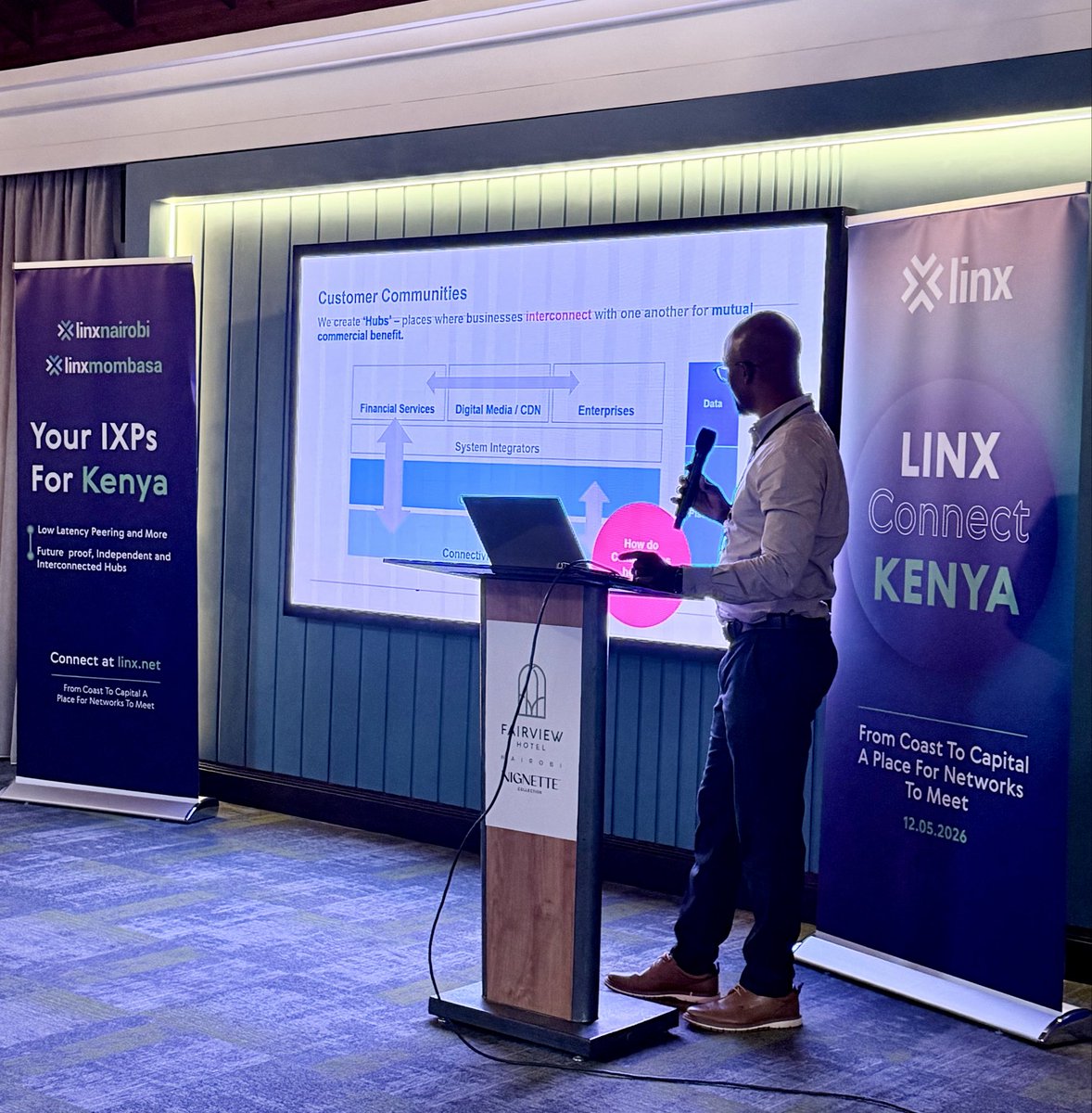 London Internet Exchange (LINX) tweet media
