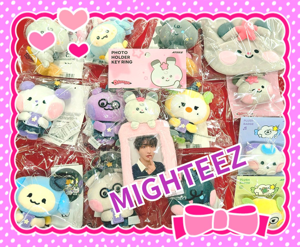 キャラクターグッズまとめセット 💜入荷情報💜】 #ATEEZ コラボキャラクター、#mighteez のポップアップ