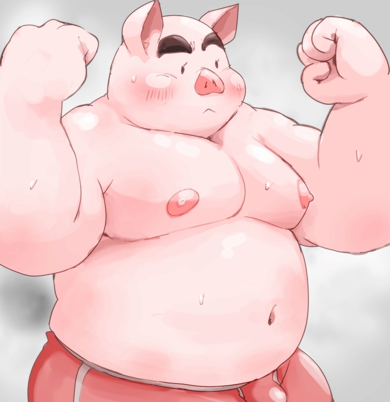 meghoi's tweet photo. このあいだFANBOXにうｐした汗かきBT。真似絵だけど元ネタがいまいちわからんく(　´ ー` ) https://t.co/SyH2VhPXWk