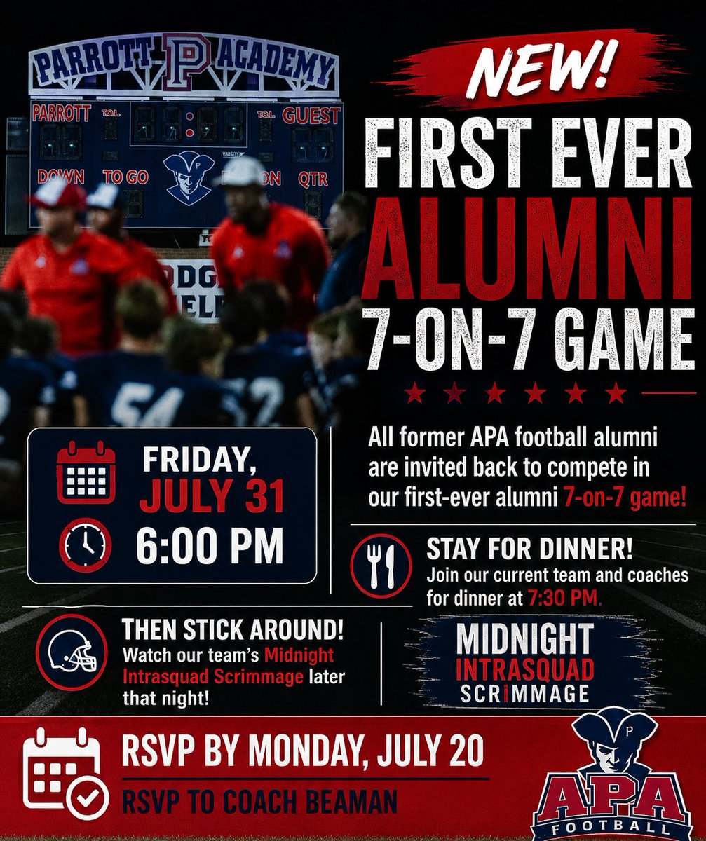 Parrott Academy Football tweet media