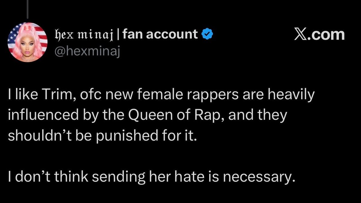 Female Rap Game tweet media