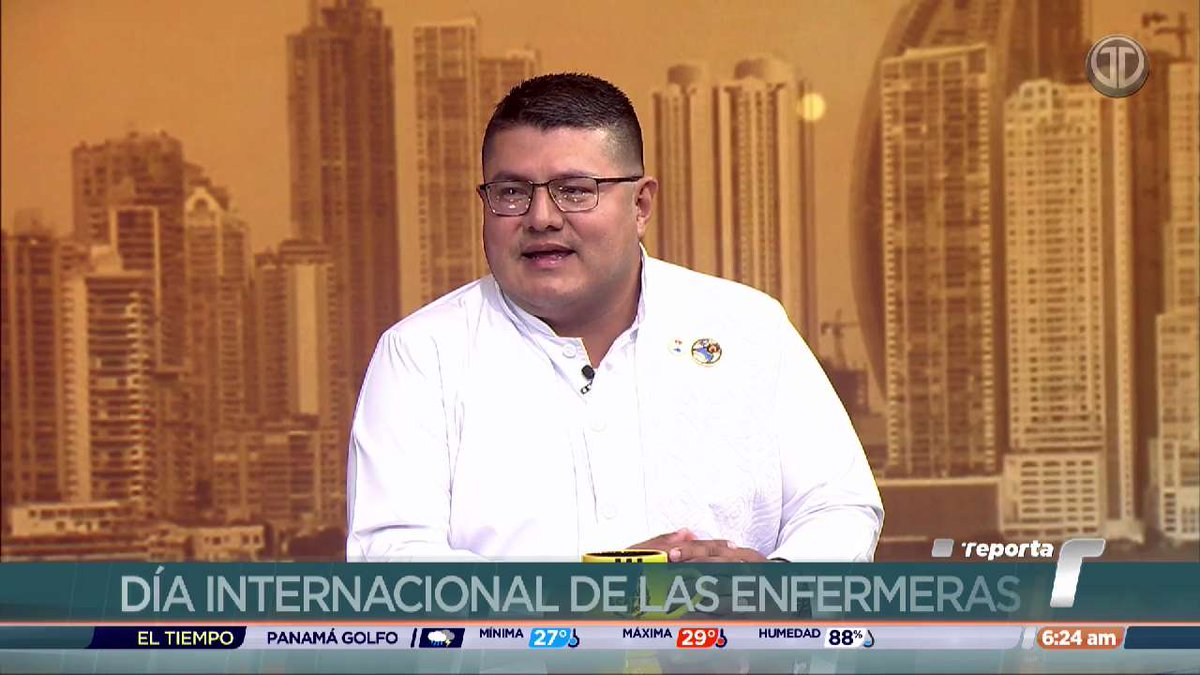 TReporta's tweet photo. “Ahorita mismo puntualmente Panamá está pasando una etapa bastante fuerte, mientras que en otros países se debate por el tema de la necesidad de recurso humano, tanto técnicos en enfermería como enfermeras en nuestro país, egresados de universidades nacionales, autónomas, privadas y públicas, se encuentra en una calidad de desempleo”, Felipe Ríos, presidente de la Asociación Nacional de Enfermeras y Enfermeros.