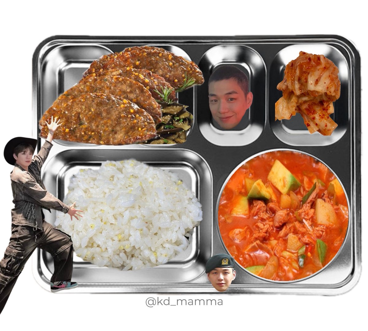 강다니엘 식판 tweet media