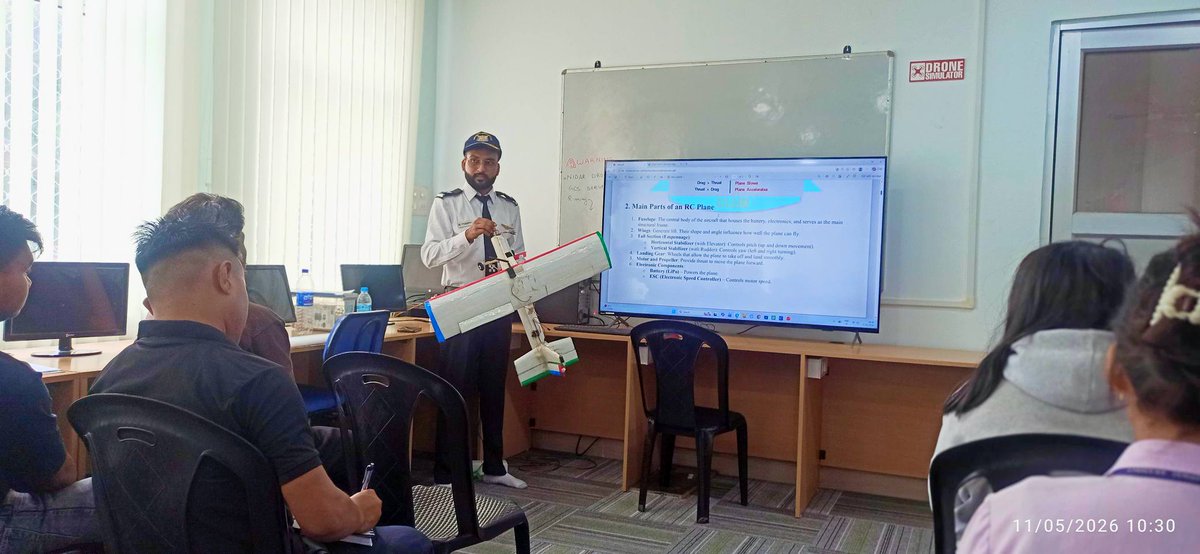 ImphalNielit's tweet photo. 11.05.2026:NIELIT Imphal marked the occasion of #National_Technology_Day with the commencement of 5-day Bootcamp on #Aeromodelling at Drone Electronics Lab,NIELIT Imphal.
The programme is being organized under the #SwaYaan  of #MeitY in association with Kanpur Aeromodelling Club. https://t.co/OxiKTYDLMi