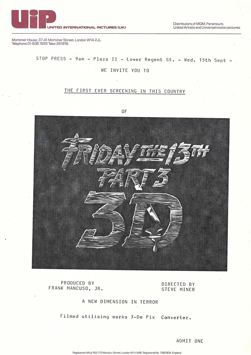 On This Day - London Cinema Releases tweet media