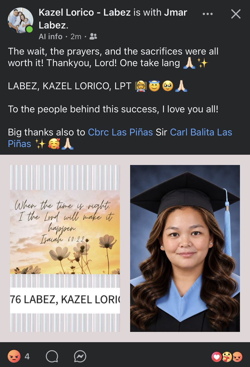 _Chelssays's tweet photo. Proud of my sistenemy!! May kapatid na kong LPT!!!!!! 🥹❤️

Opo ako po ung nakaangry sa post niya HAHAHAHAH https://t.co/1m4oPTSHCp