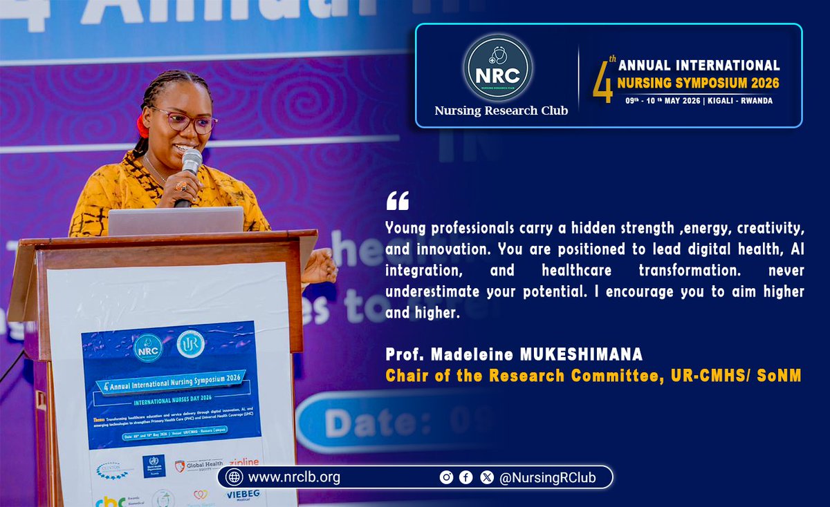 uwimbabazi_i's tweet photo. 1/2.
#HappyInternationalNursesDay❤️🇷🇼🥳🙏🌍🫡

Uyu munsi tariki ya 12 Gicurasi, isi yose irizihiza Umunsi Mpuzamahanga w’#Abaforomo. Ni umunsi wo guha agaciro #abaforomo bose bakora amanywa n’ijoro bitanga kugira ngo barengere #ubuzima bw’abantu, bahumurize abarwayi kandi batange icyizere mu bihe bikomeye. Uyu mwaka, insanganyamatsiko iragira iti: "Our Nurses. Our Future. Empowered Nurses Save Lives", igaragaza ko gushyigikira #abaforomo no kubongerera ubushobozi ari imwe mu nzira zo kubaka #ubuzima bwiza bw’ejo hazaza.

Nk’#umuforomo, nishimira kuba ndi umwe mu bagira uruhare mu kwita ku buzima bw’abantu buri munsi. #Ubuforomo si akazi gusa, ni umuhamagaro usaba urukundo, kwihangana, ubushobozi bwo gukorana n’abantu no gukomeza kwigira ku bumenyi bushya. Muri iki gihe cy’ikoranabuhanga na AI, #abaforomo basabwa kuba abahanga mu bushakashatsi, gukoresha amakuru mu #buvuzi no kugira uruhare mu guteza imbere serivisi z’#ubuzima zishingiye ku bumenyi n’ikoranabuhanga.~@MadeleineMukes2
~@mnls_nke

Uyu munsi kandi uradusaba kuzirikana abanyeshuri biga #ubuforomo (Nursing )n’#abaforomo bose bakomeje gukora inshingano zabo neza nubwo bahura n’imbogamizi zitandukanye. Rekambashimire kunshingano mukora, urukundo, kwitanga no gukomeza gukiza no gutabara #ubuzima bw’abantu buri munsi.

Muri inkingi ikomeye y’urwego rw’#ubuzima mu #Rwanda no ku isi yose. @uwimbabazi_i
🇷🇼❤️🌍🙏🥳🫡

#InternationalNursesDay 
#ProudNurse
 #ViveNursingProfession