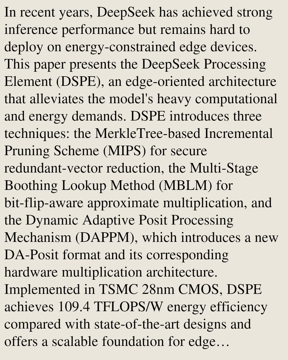 Hardware Architecture Papers tweet media
