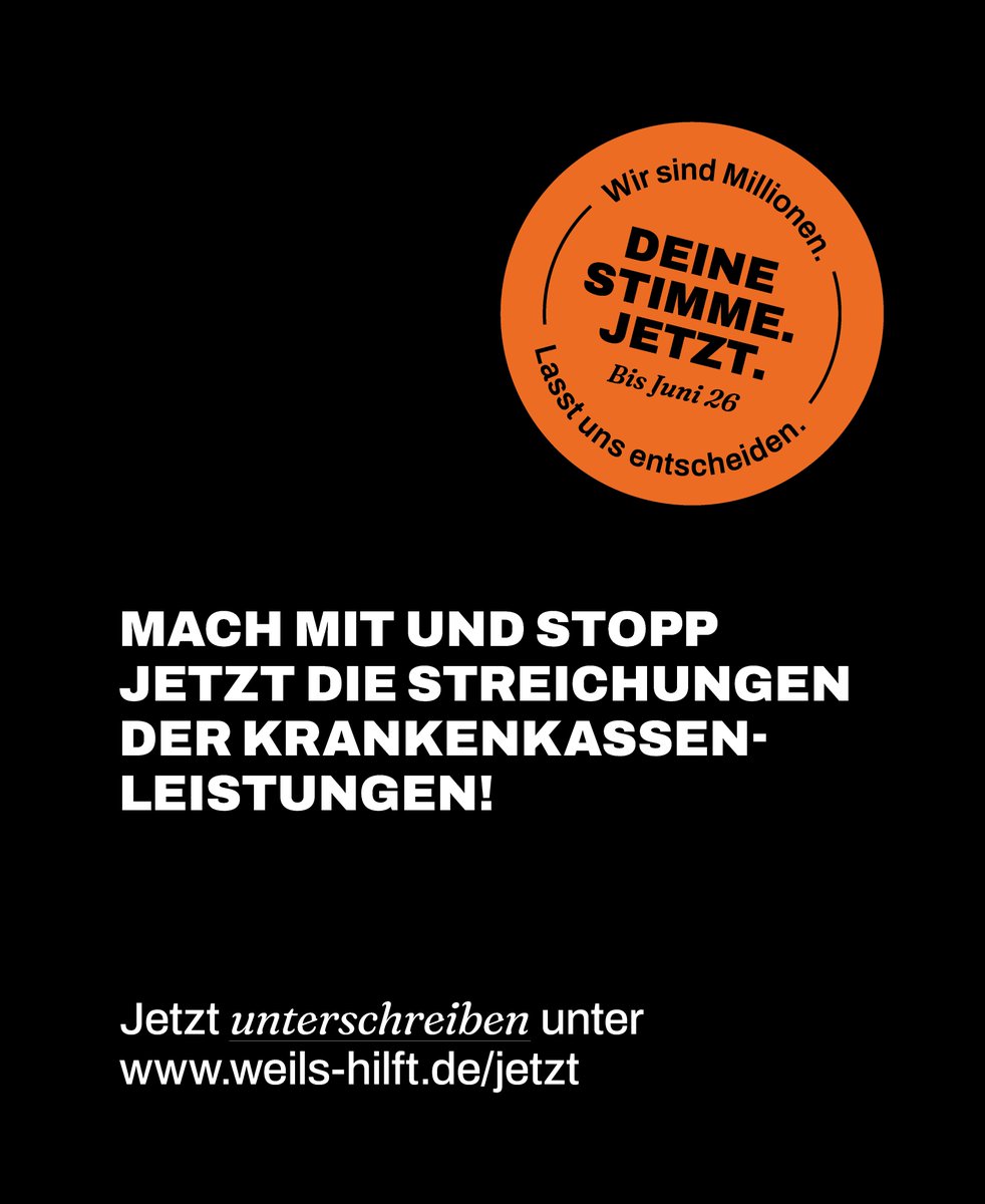 ELIANT's tweet photo. Was wir wollen?

❗Stopp der Streichung homöopathischer und anthroposophischer Therapien als Krankenkassenleistungen

❗Faire und transparente Entscheidungsprozesse

❗Politik, die gesellschaftliche Rückmeldung ernst nimmt.

#Gesundheitspolitik #UngehörtGestrichen #Krankenkasse https://t.co/vtZJIgSs1z
