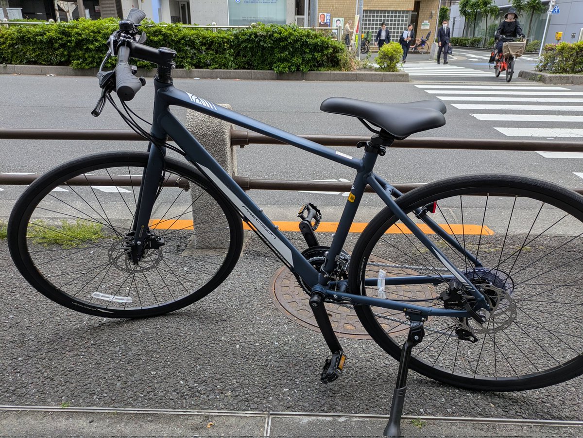 fukugyo5man's tweet photo. 稼働してきたぜ！
プレスポ君に初めて１日ちゃんと乗ったぜ！
けっこう疲れたけど最高のクロスバイクだと実感したぜ！ https://t.co/lSD7Jx6vH9