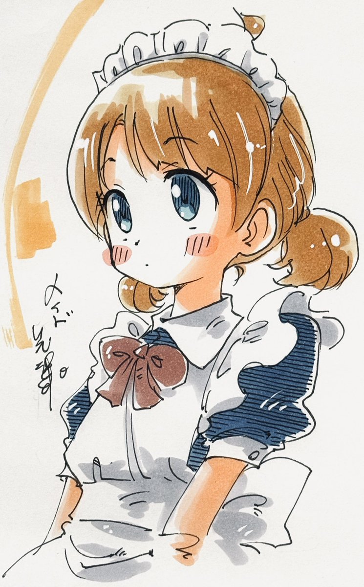 akehaza's tweet photo. メイドセンパイ。

続き。 https://t.co/Nwn0cp6eSS