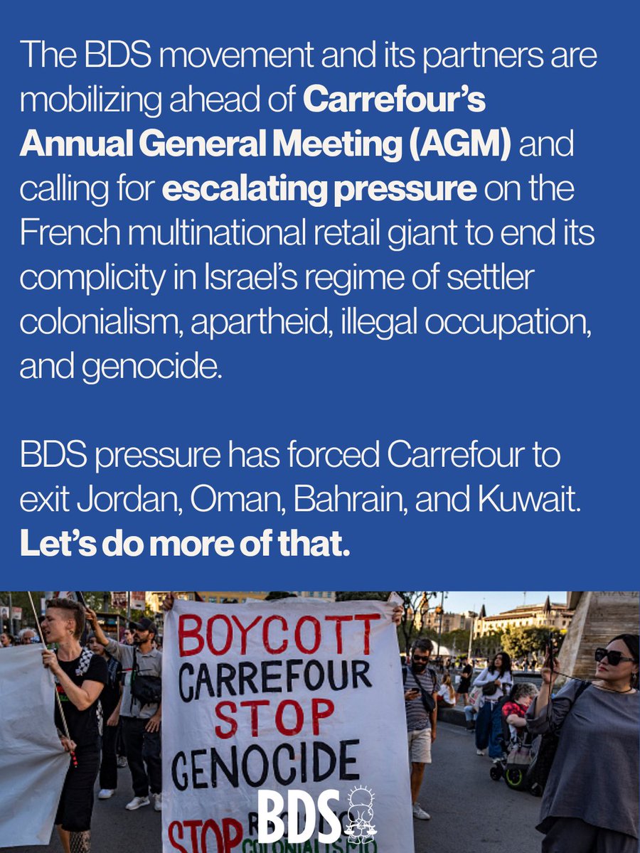 BDS movement tweet media