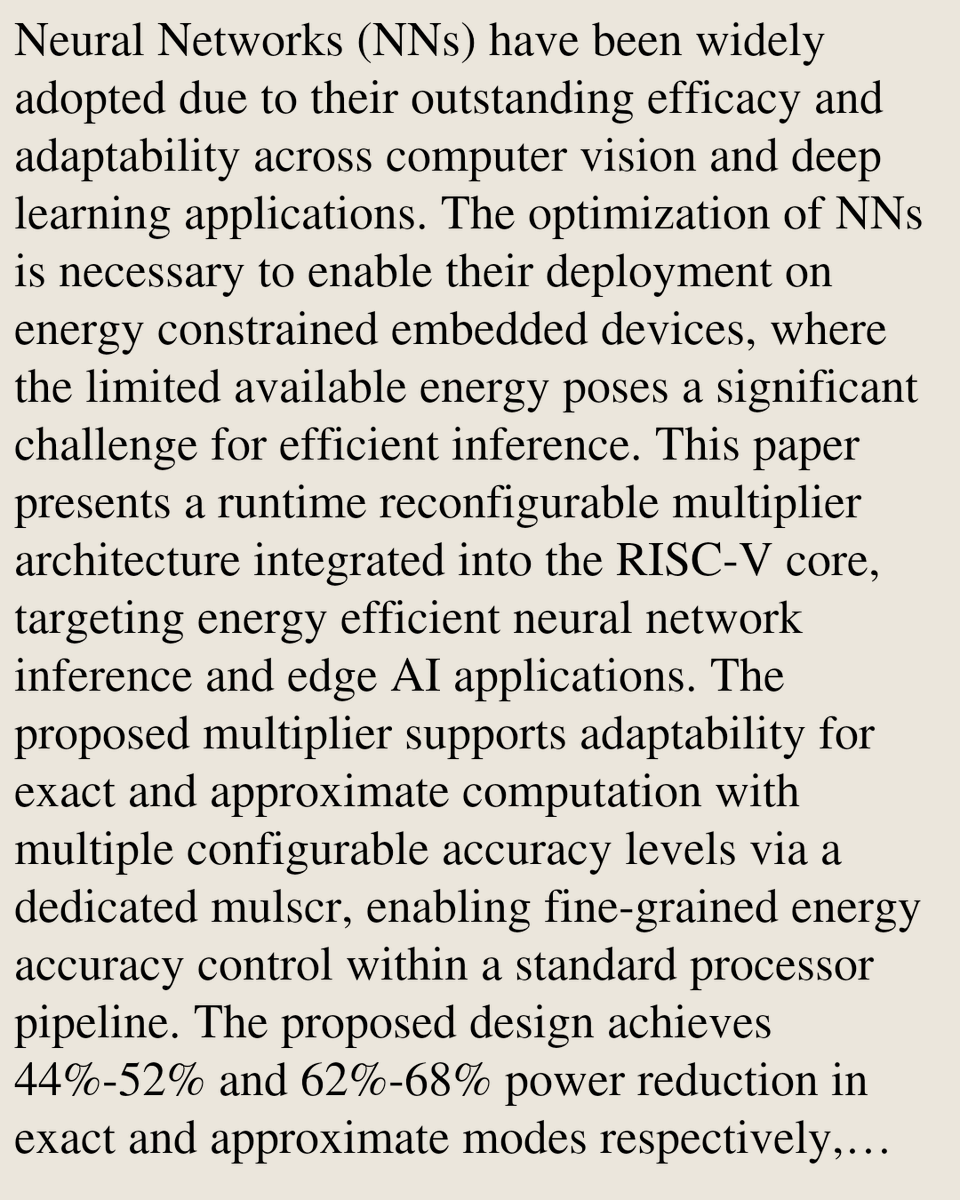 Hardware Architecture Papers tweet media