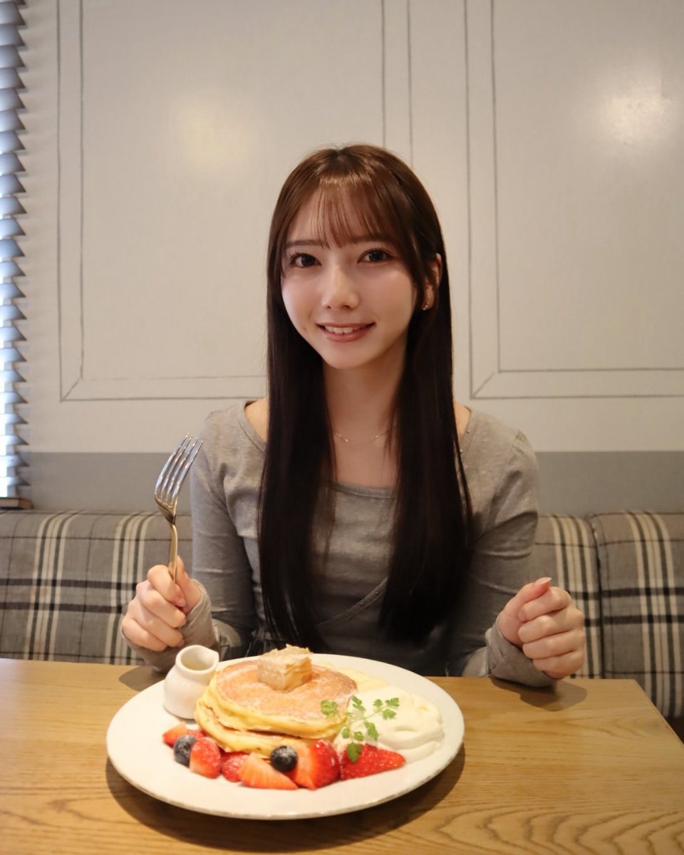 きらりが可愛すぎる✨🥞 自分自身で聖地巡礼してるのいいね笑