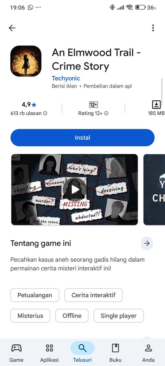 O4Jiwoo's tweet photo. @tanyakanrl game ini juga seruu, oh iya kemarin tuh ada game detective oak land(?) juga lumayan tapi aku lupa judulnya😔 https://t.co/sYyxj9U7hP