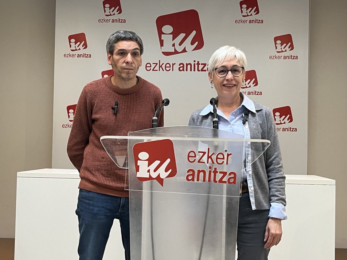 EzkerAnitzaIU's tweet photo. Ezker Anitza-IU aboga por una reforma de la Ley de Empleo Público “justa y eficaz” que garantice los derechos lingüísticos de la ciudadanía y evite que los perfiles de eukera se conviertan en una barrera injustificada para acceder a un empleo público.

🔗 https://t.co/reAqS6DatP https://t.co/B39pXJOTkG