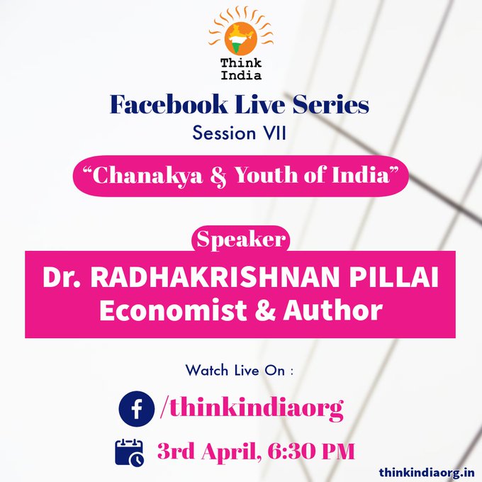 thinkindiaorg's tweet photo. His association with Think India events and his guidance to students and professionals alike will always be remembered with gratitude. Through works like Corporate Chanakya, he bridged India’s ancient wisdom with modern leadership and nation-building.
#RadhakrishnanPillai https://t.co/wG6yKu06hb