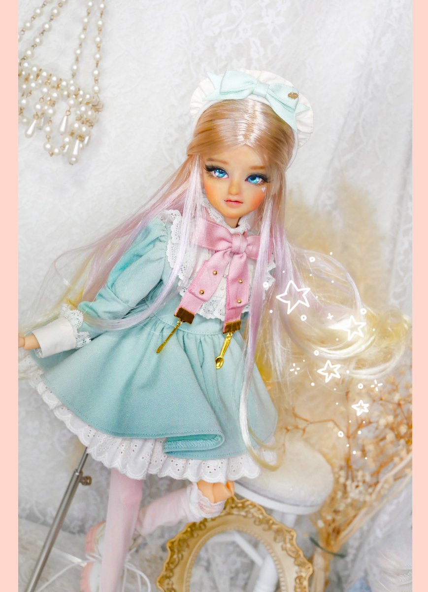 創作人形 𝓢𝓸 𝓬𝓾𝓽𝓮🫶🩷☆。.:＊・゜ #創作人形 ジゼル #Melody_c #doll