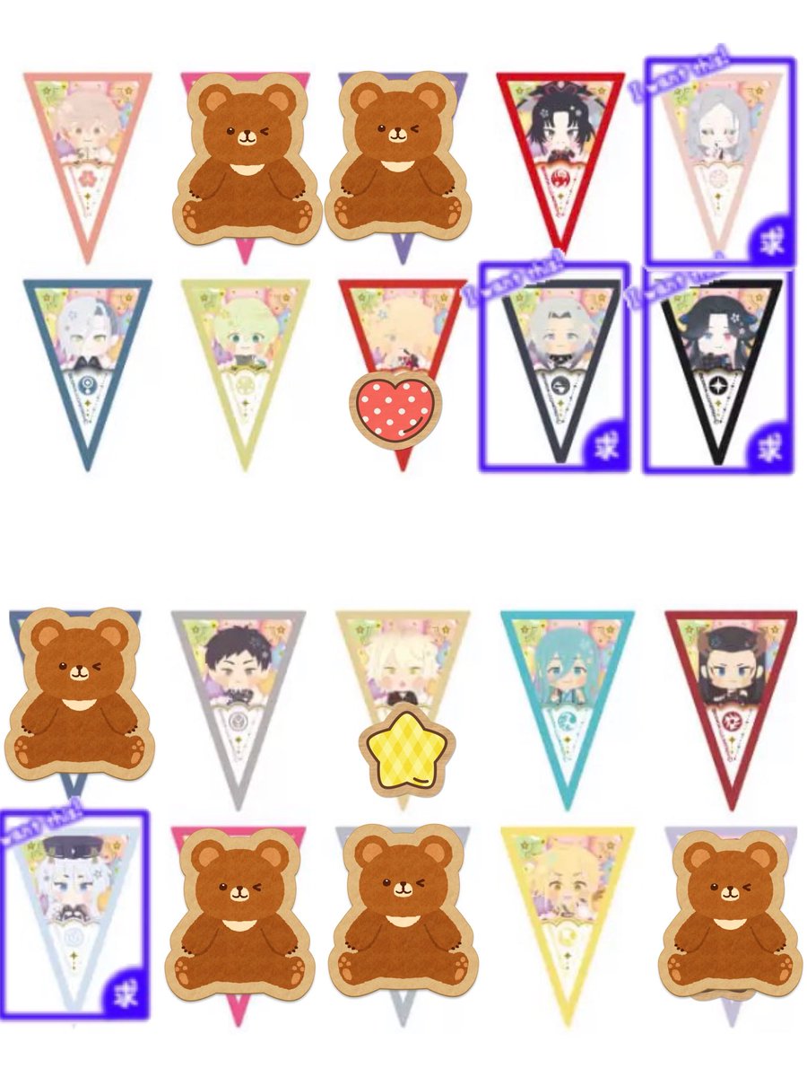 CowMei's tweet photo. 【交換・譲渡】 刀剣乱舞 とうらぶ わんぱく フレークシール

譲→画像参照
求→肥前、南海1、堀川1
（友人分）古今1、五月雨1、姫鶴、南海、白山、七星剣、静形1
各110円+送料

G2をセット、ACDFHIを1セット受け取り済み

→ https://t.co/q60pvaeQ3M