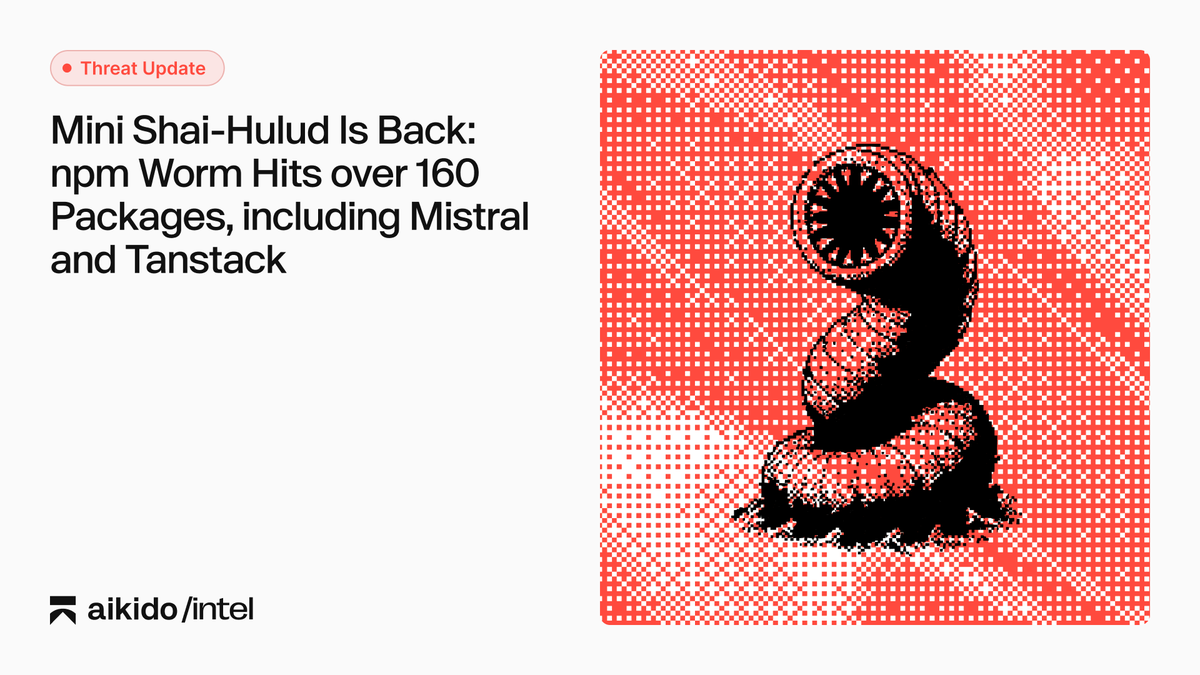FarVisionNetwks's tweet photo. https://t.co/glKzMT4tmX   The basic goal is still the same: steal credentials from developer machines and CI/CD runners, then use those credentials to reach more packages.  #linux #cybersecurity #supplychain https://t.co/i1Os98htN9
