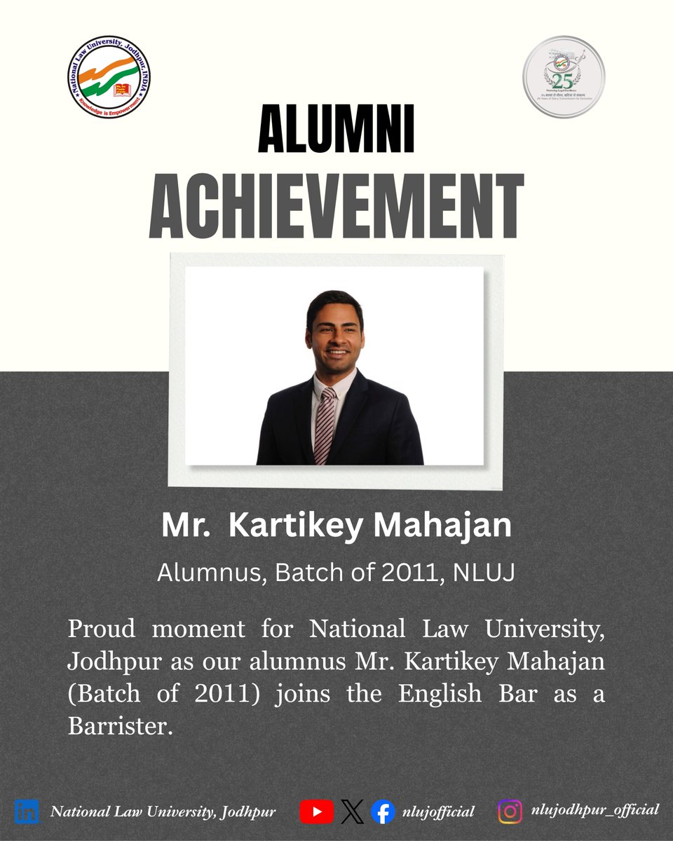 National Law University Jodhpur tweet media