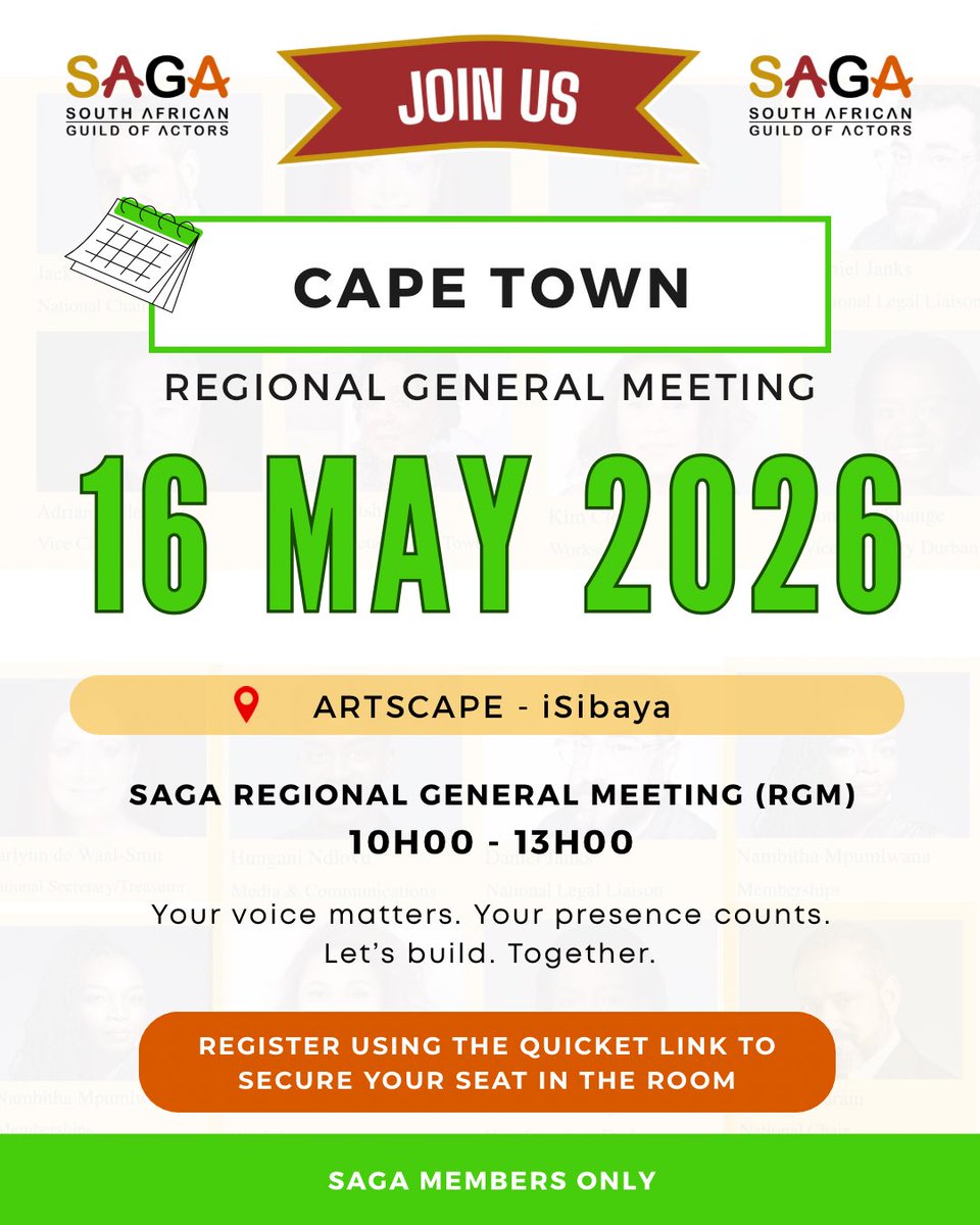 South African Guild of Actors tweet media